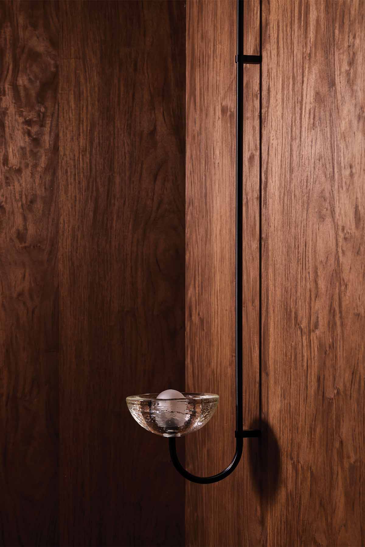 Aurelia Wall Light, Cast Glass