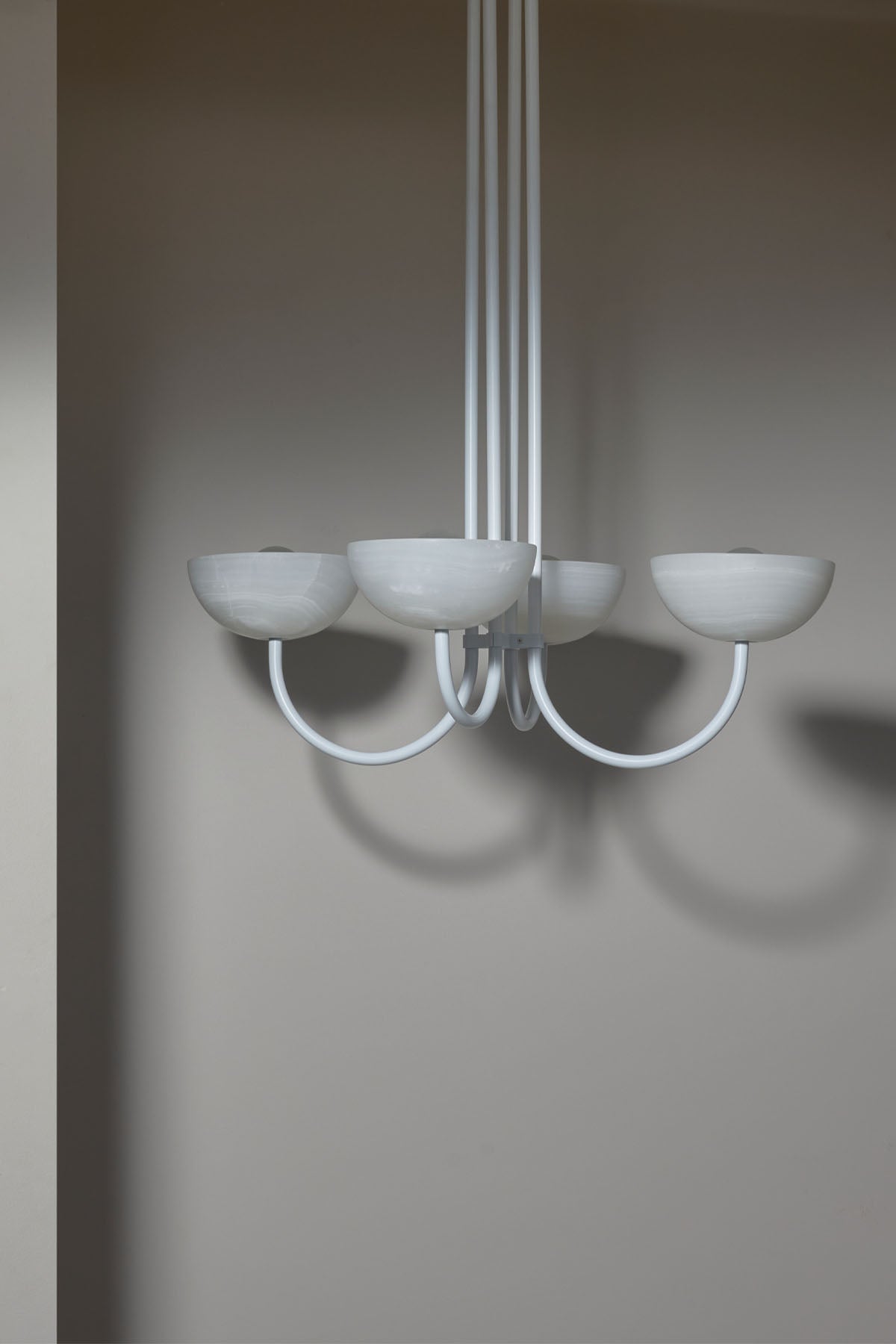 Aurelia Chandelier, Narrow Pendant Light - Stone