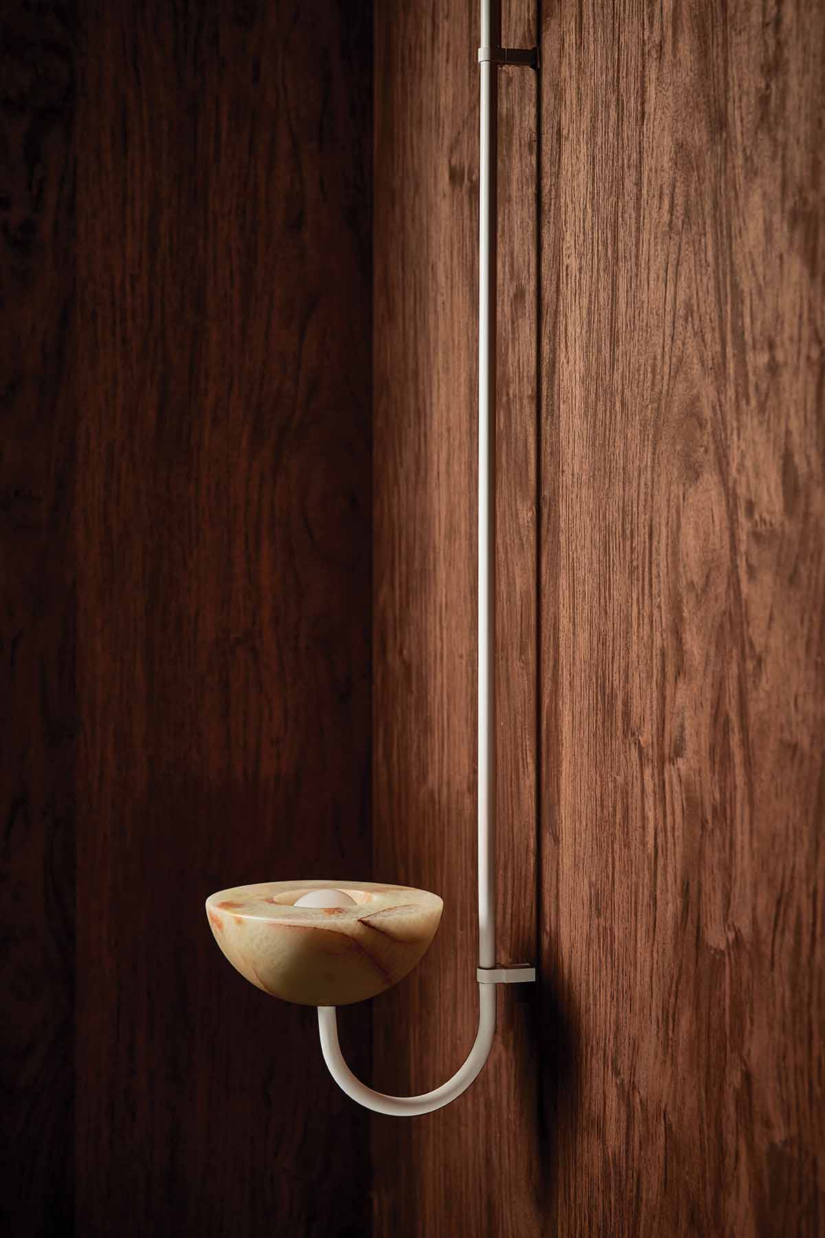 Aurelia Wall Light, Stone