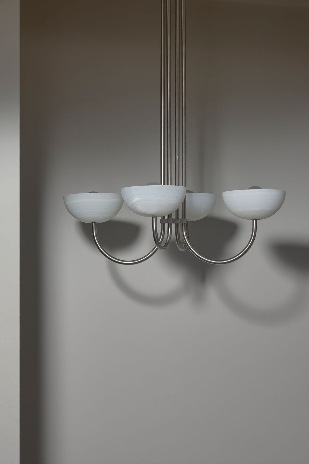 Aurelia Chandelier, Narrow Pendant Light - Stone