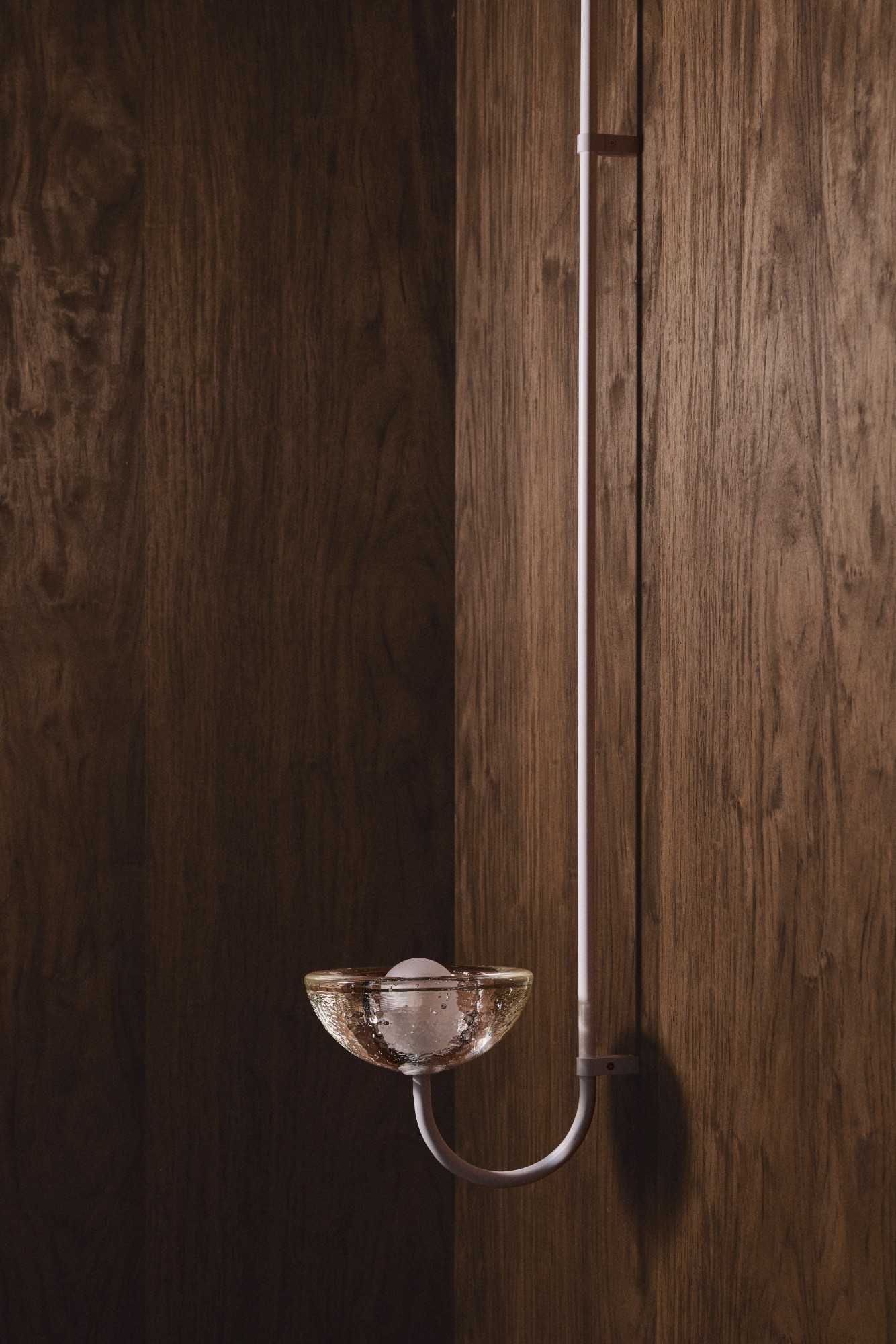 Aurelia Wall Light, Cast Glass