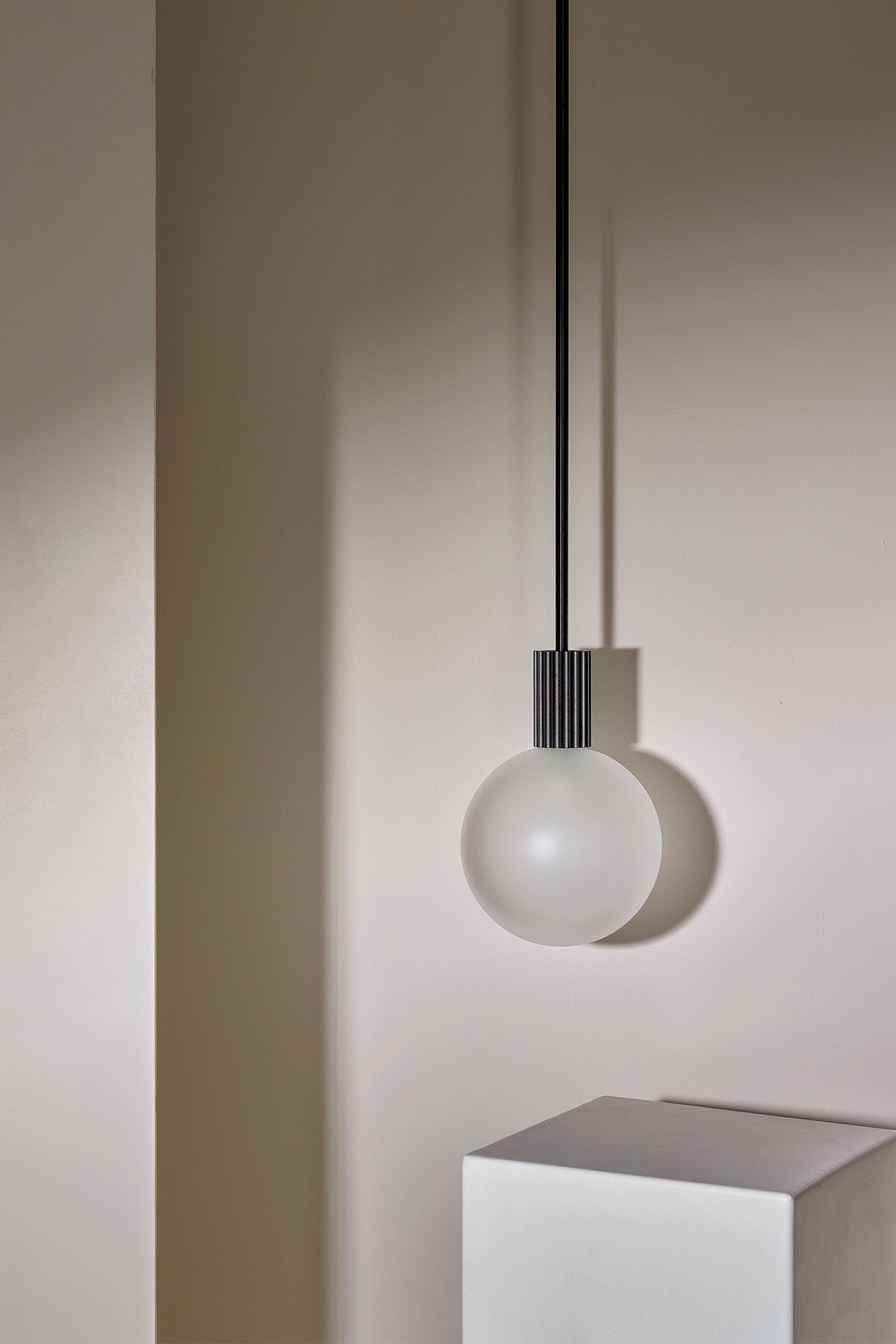 Attalos Pendant Light 200_700MM INCLUDED_Brushed Black - Marz DesignsMarz Designs