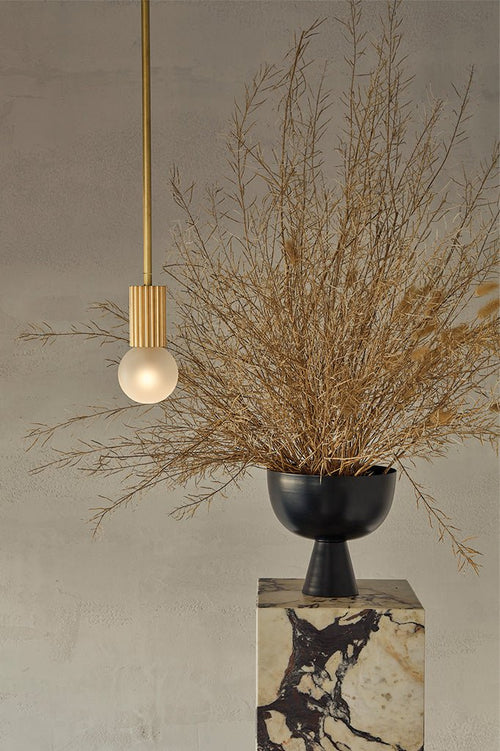 Attalos Pendant Light 95_700MM INCLUDED_Brass
