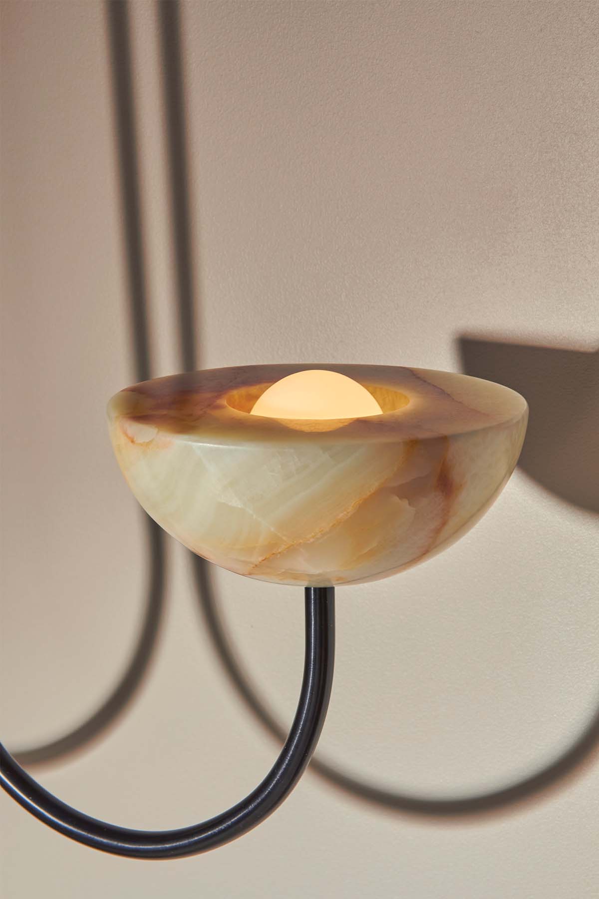 Aurelia Double Pendant Light, Stone - Marz DesignsMarz Designs