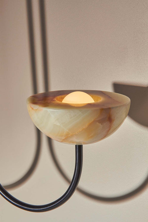 Aurelia Double Pendant Light, Stone