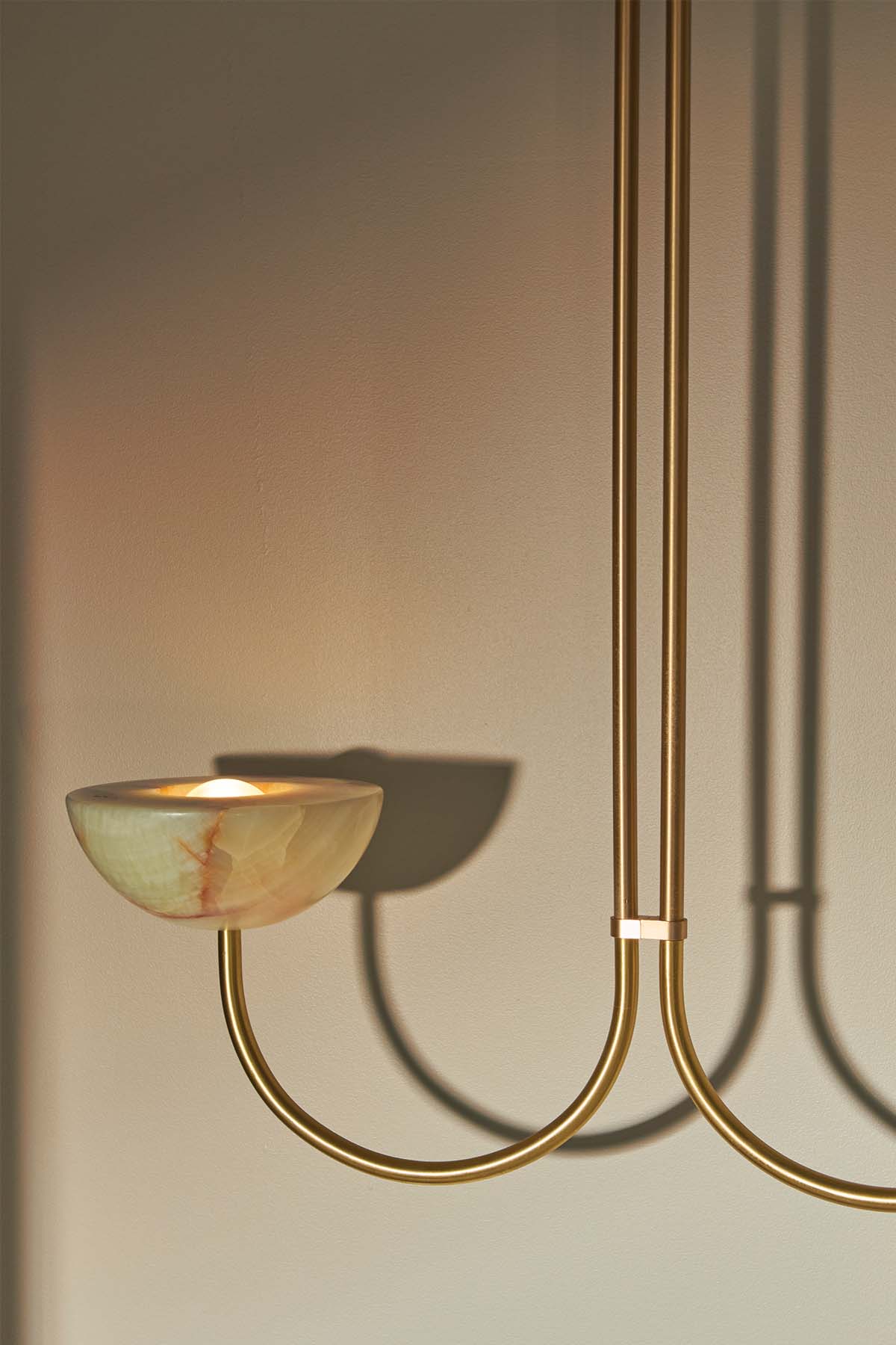 Aurelia Double Pendant Light, Stone - Marz DesignsMarz Designs