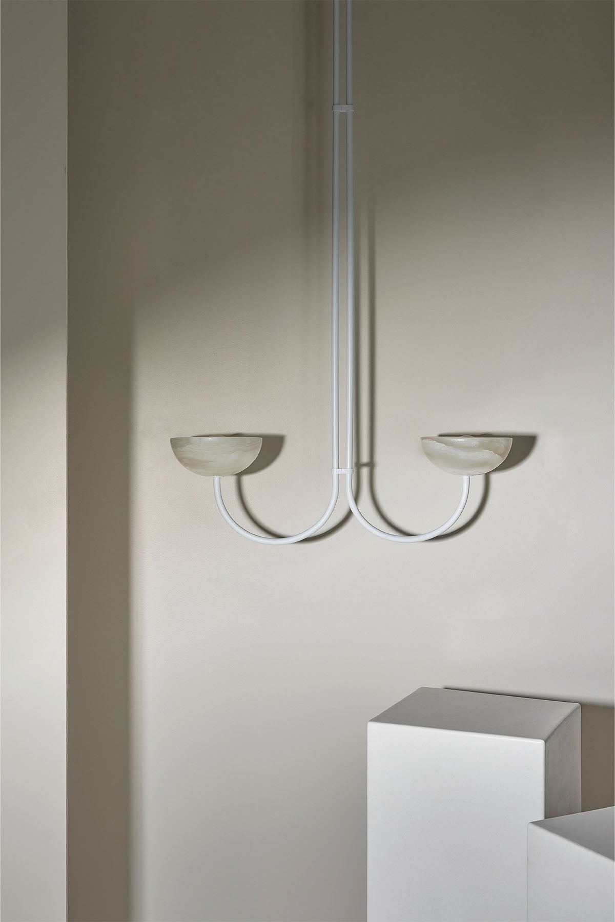Aurelia Double Pendant Light, Stone - Marz DesignsMarz Designs