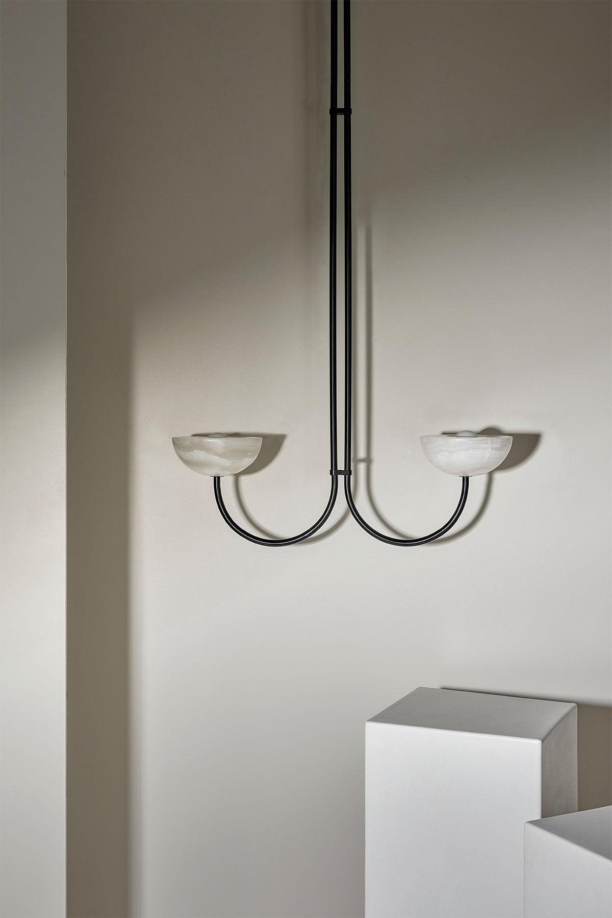 Aurelia Double Pendant Light, Stone - Marz DesignsMarz Designs