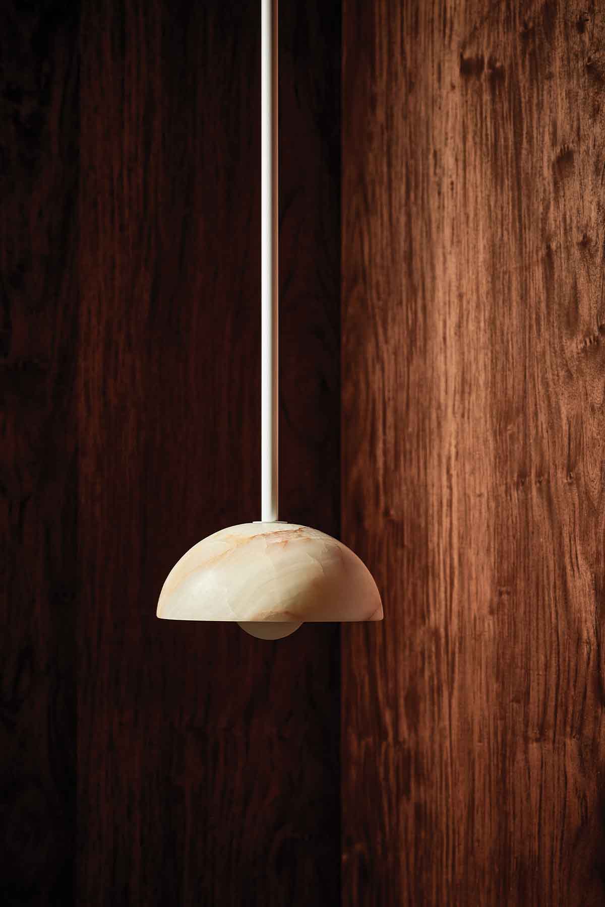 Aurelia Pendant Light, Stone - Marz DesignsMarz Designs