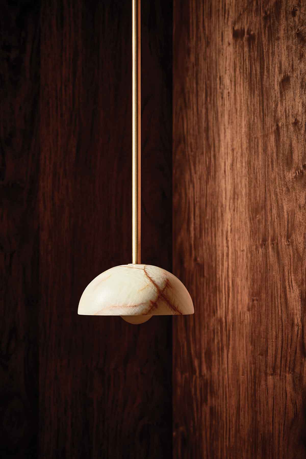 Aurelia Pendant Light, Stone - Marz DesignsMarz Designs