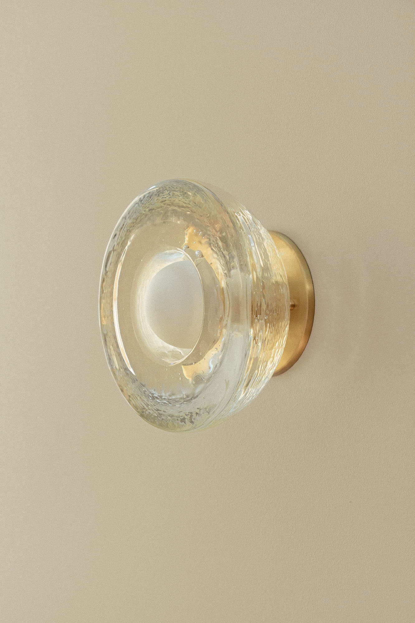 Aurelia Surface Sconce, Cast Glass - Marz DesignsMarz Designs