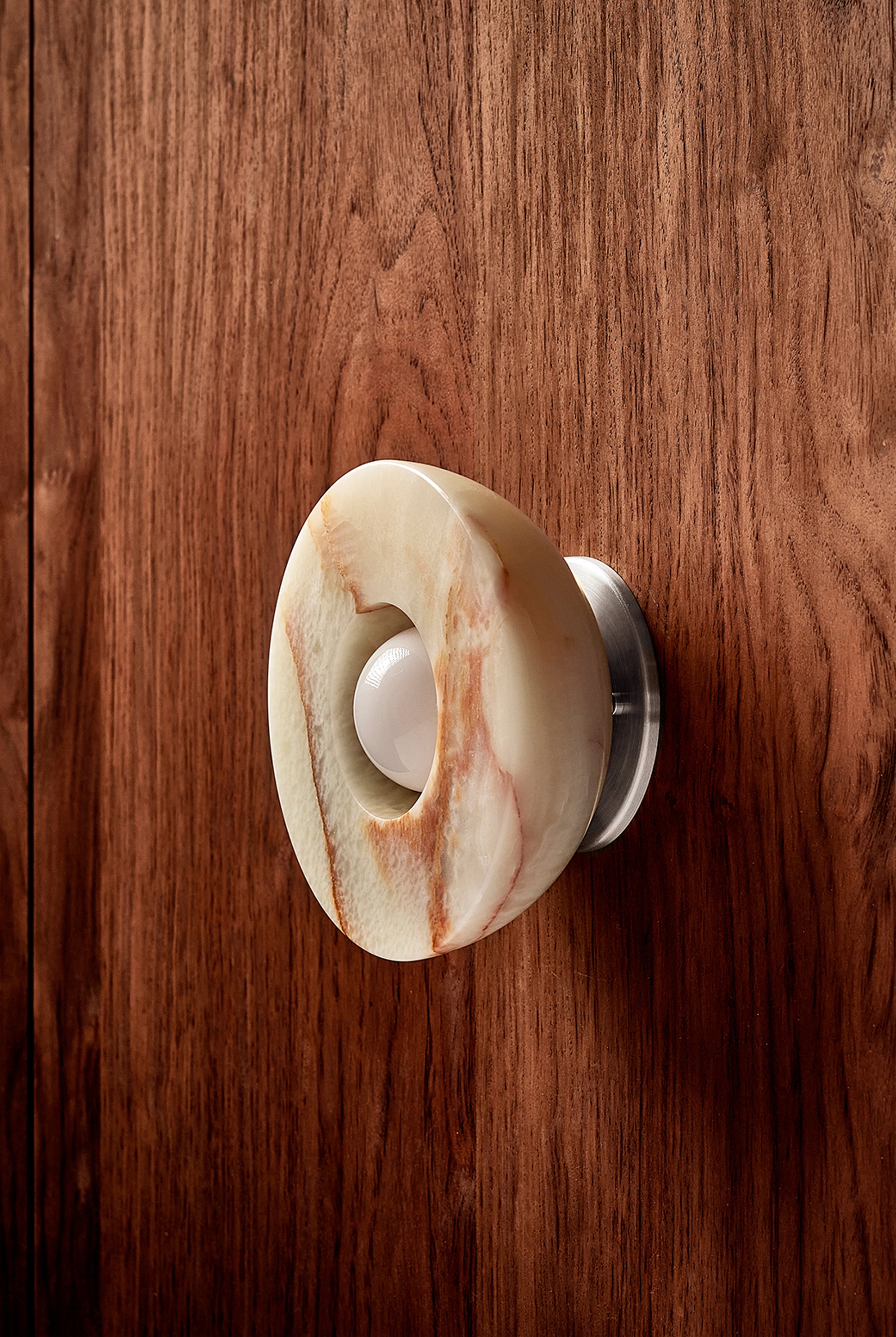 Aurelia Surface Sconce, Stone - Marz DesignsMarz Designs