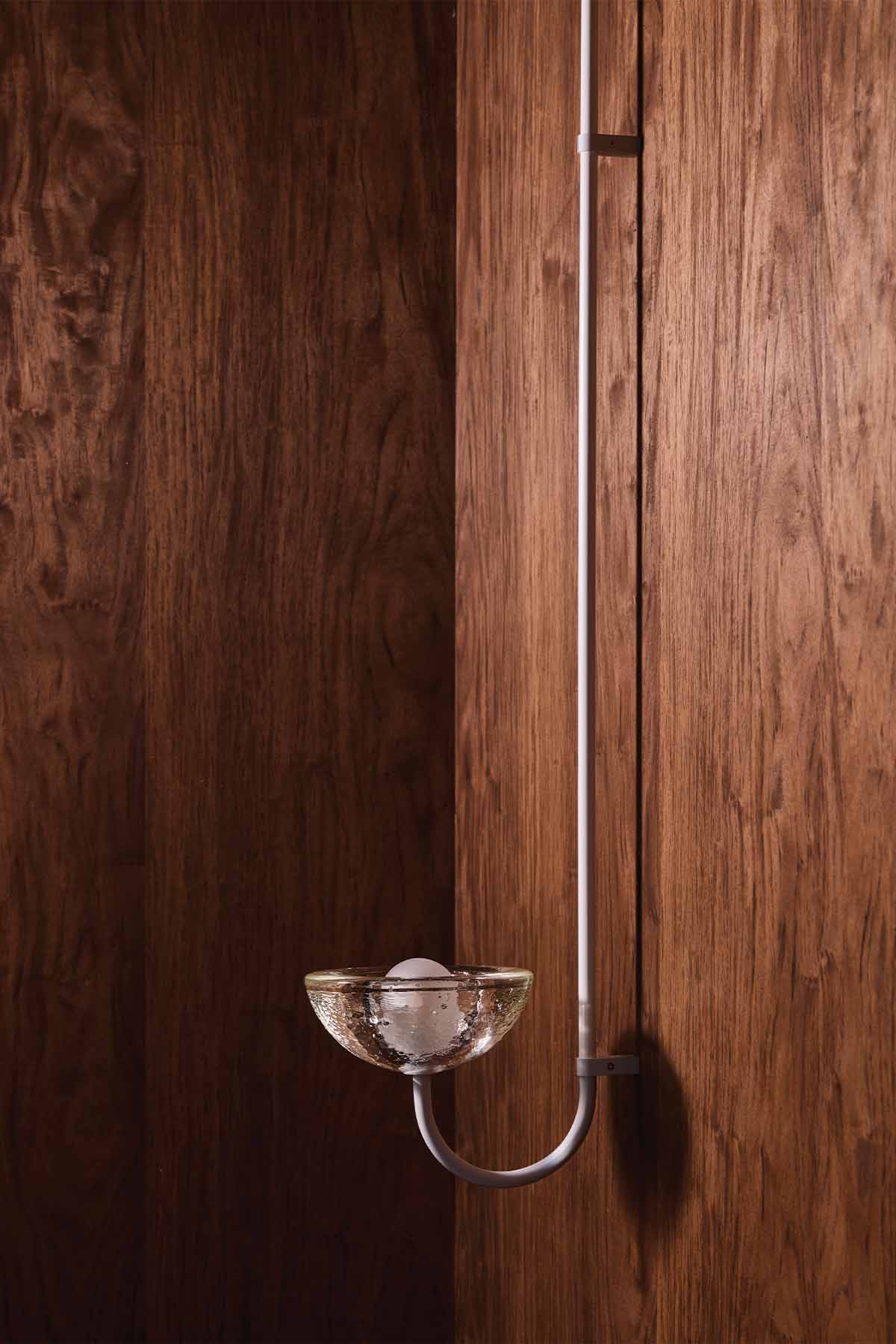 Aurelia Wall Light, Cast Glass