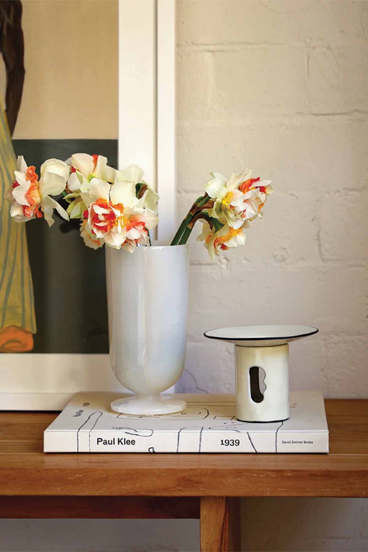 Black Blaze - Lumière Oil Burner in Ivory - Marz DesignsMarz Designs