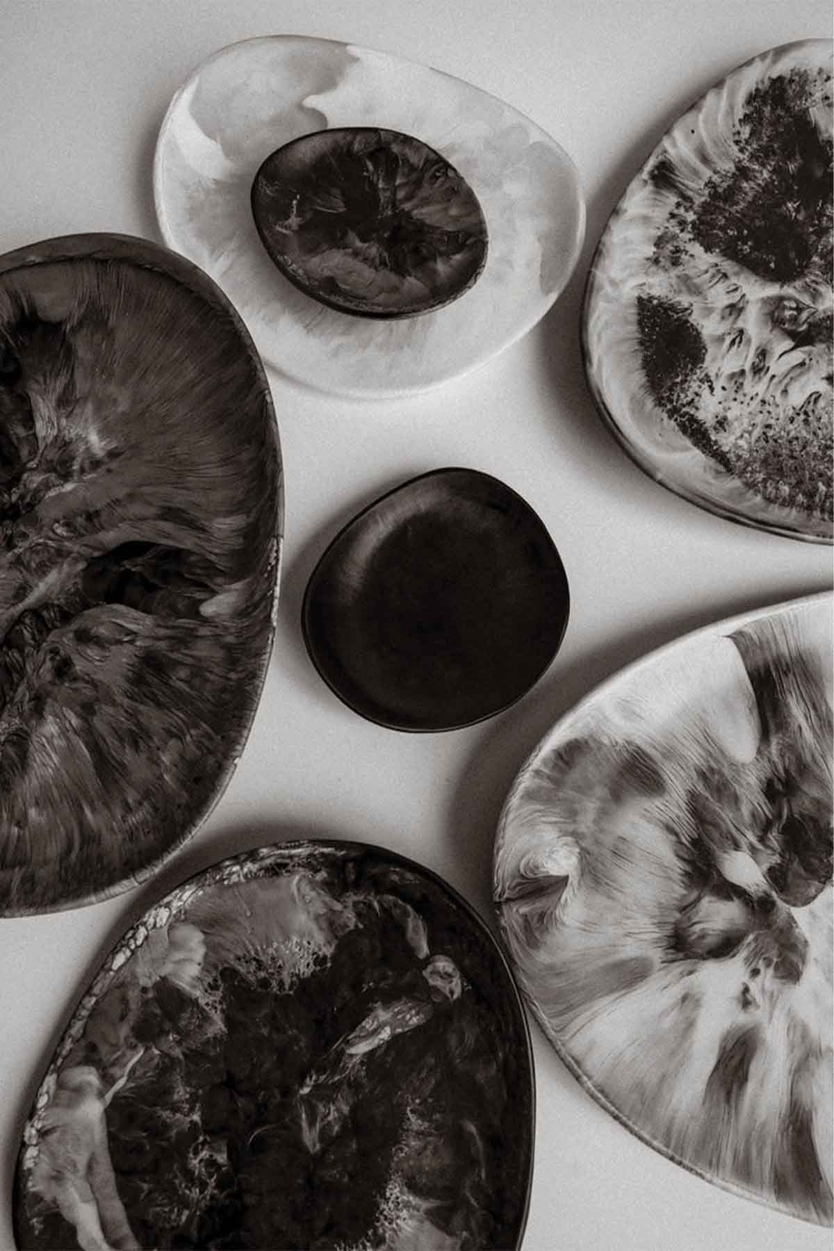 Dinosaur Designs - Large Pebble Platter - Lemon - Marz DesignsDinosaur designs