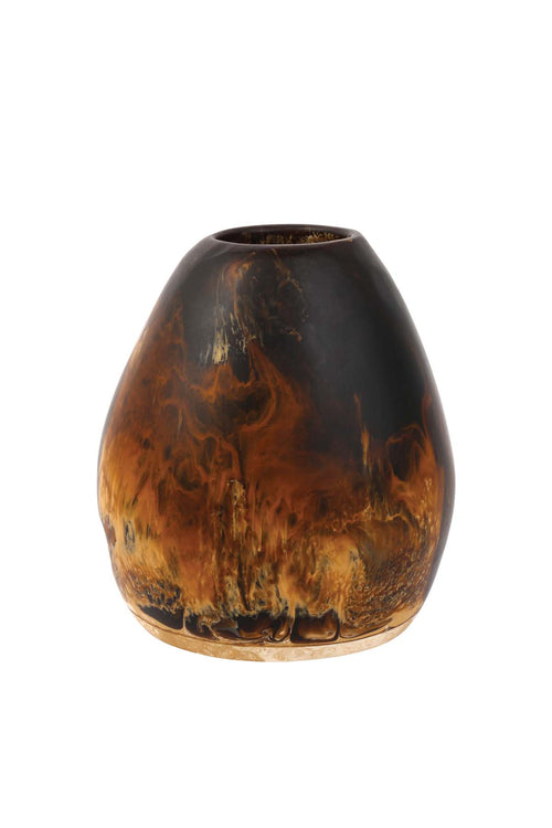 Dinosaur Designs Large Stone Vase - Dark Horn