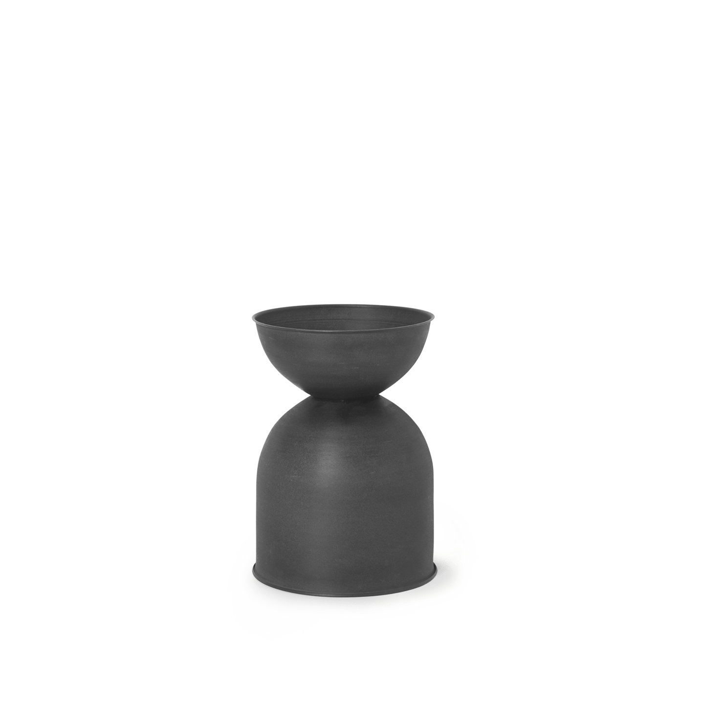 Ferm - Hourglass Pot - Small - Black - Marz DesignsFerm Living