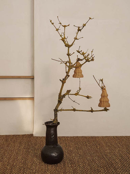 Ferm Living Doro Vase, H27 - Coffee