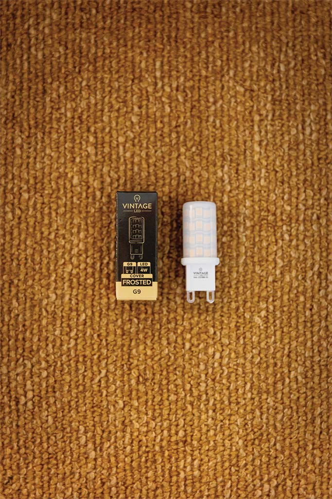 G9 LED, 3000k, 4W, 220 - 280V - Marz DesignsVintage LED