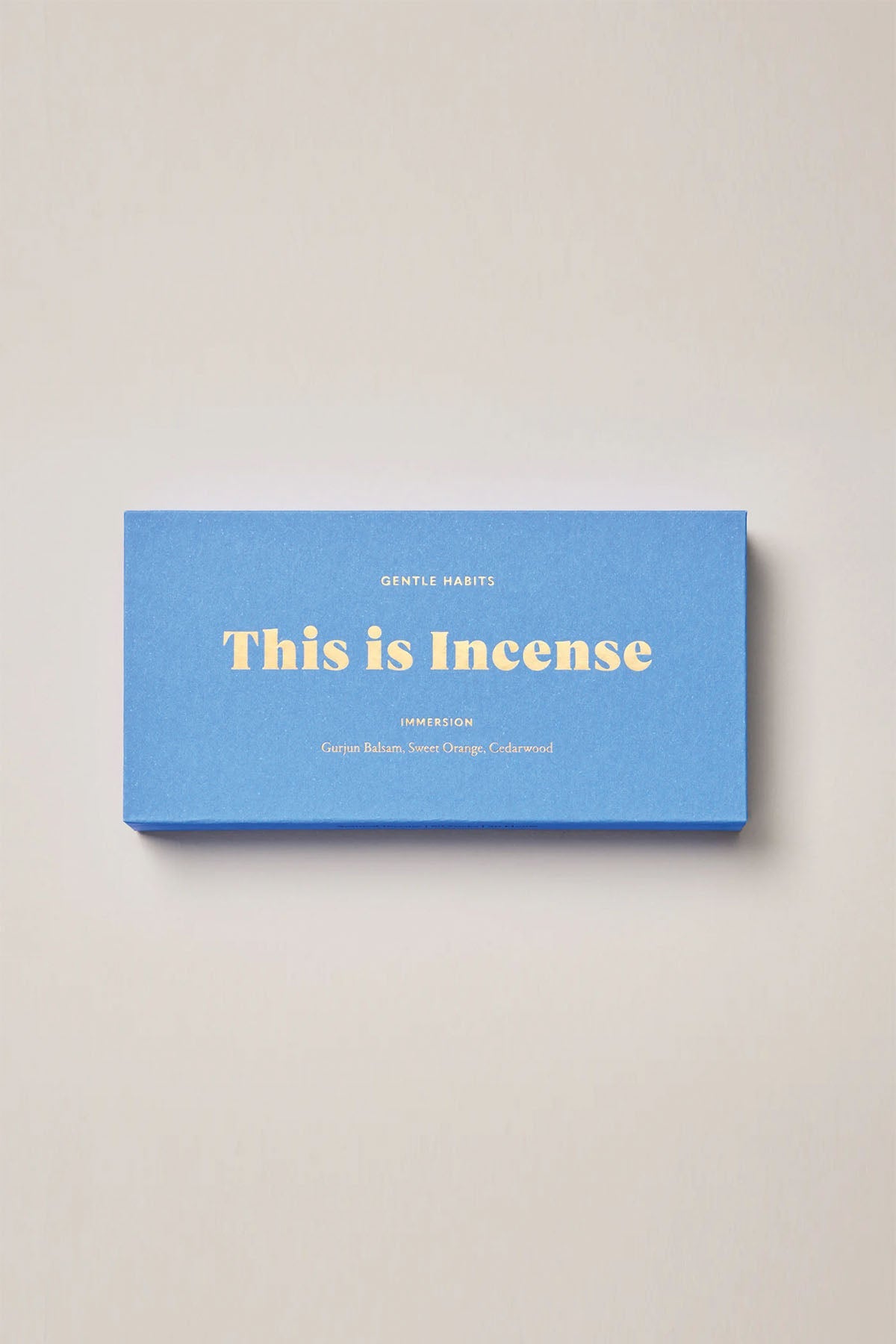 Gentle Habits, This Is Incense - IMMERSION - Marz DesignsGentle Habits