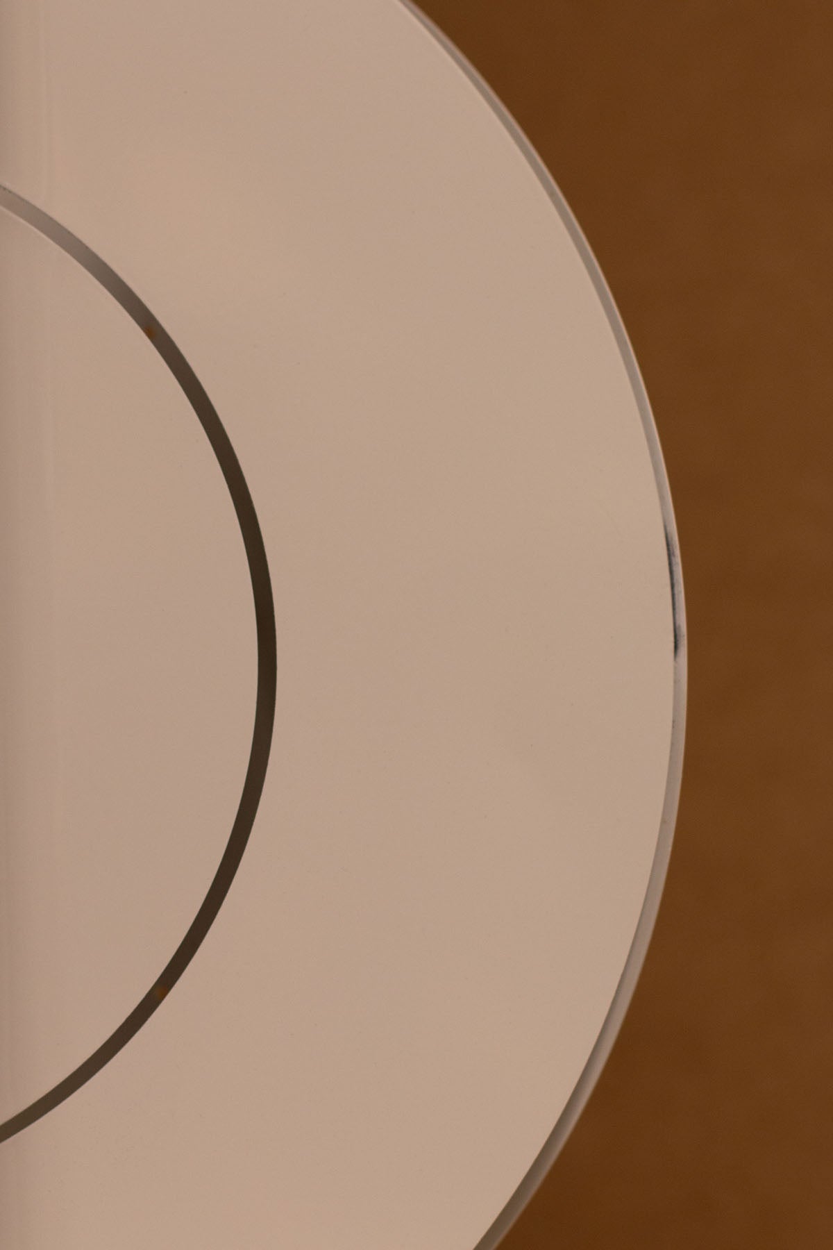 Imperfect Furl Circle Wall Light, White Gloss - Marz DesignsMarz Designs