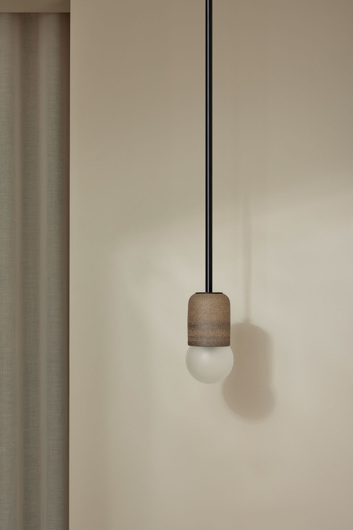 Terra 1 Pendant Light - Solid Rod