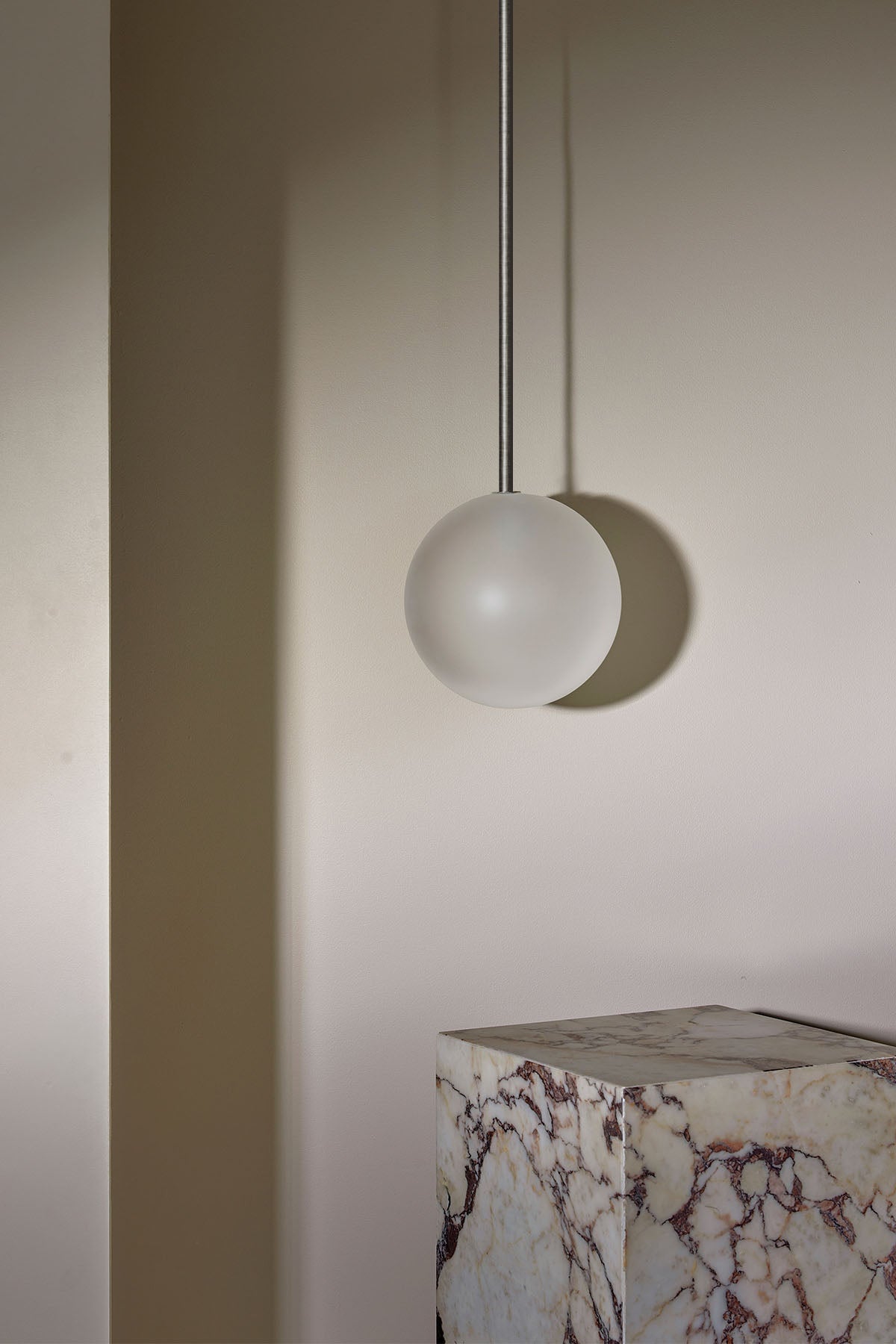 Orb Pendant Light, Large - Solid Rod - Marz DesignsMarz Designs