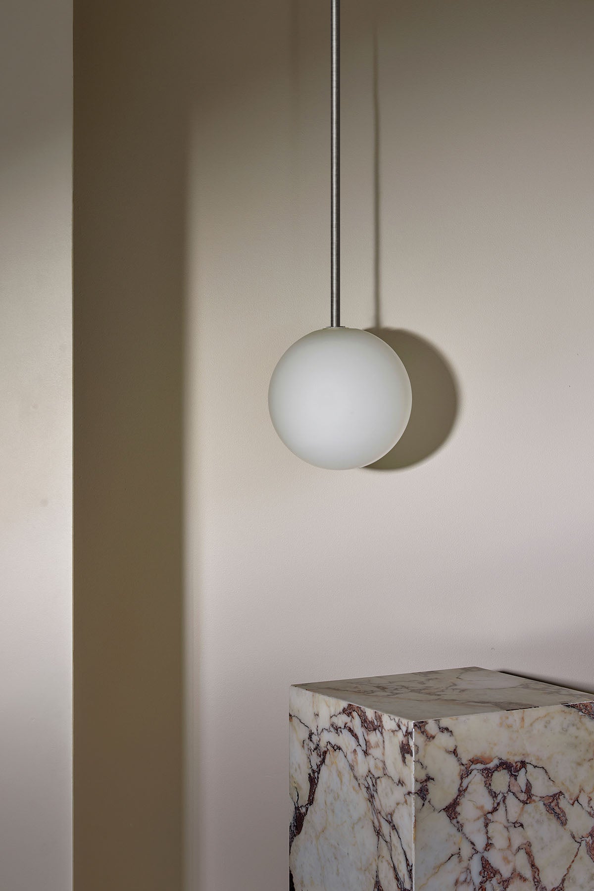 Orb Pendant Light, Large - Solid Rod - Marz DesignsMarz Designs