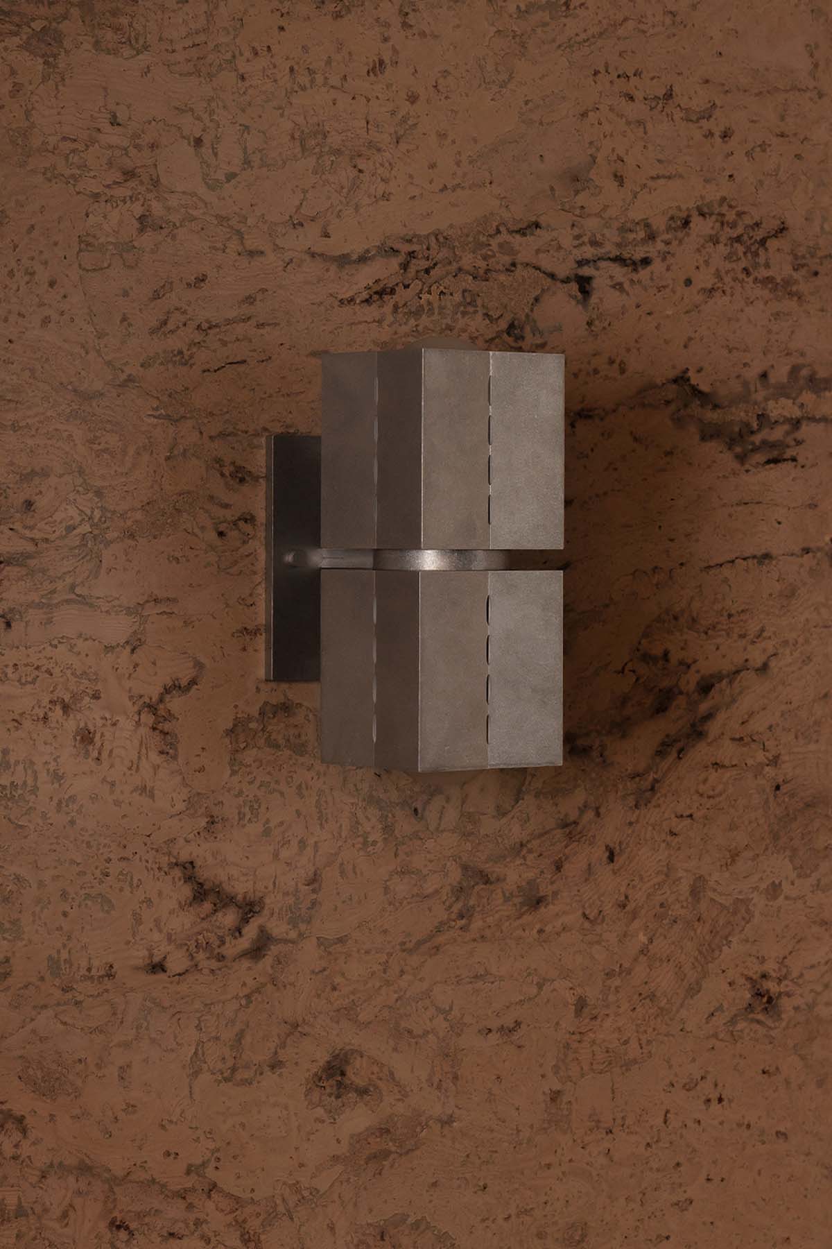 Polaris Wall Light, Small, Tumbled Aluminium - Marz DesignsMarz Designs