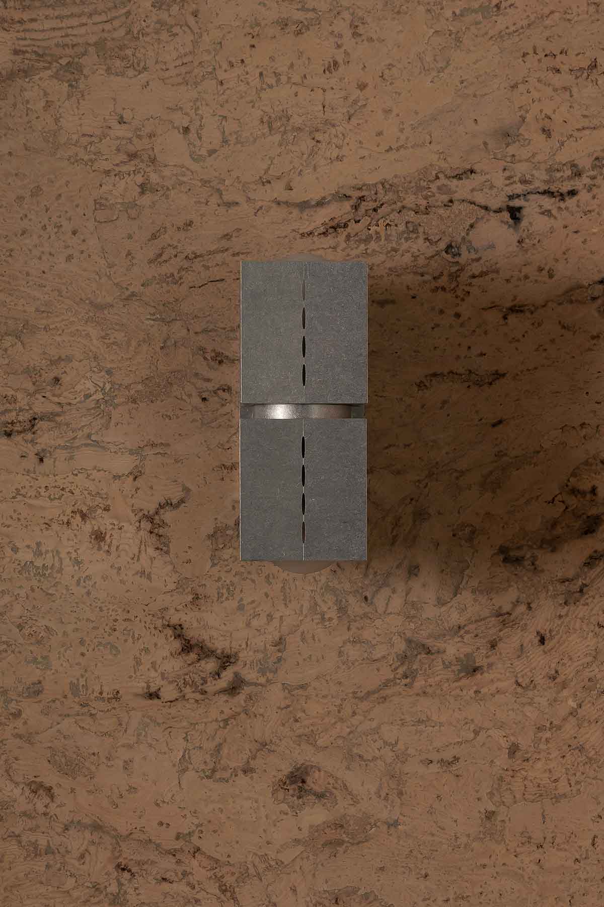 Polaris Wall Light, Small, Tumbled Aluminium - Marz DesignsMarz Designs