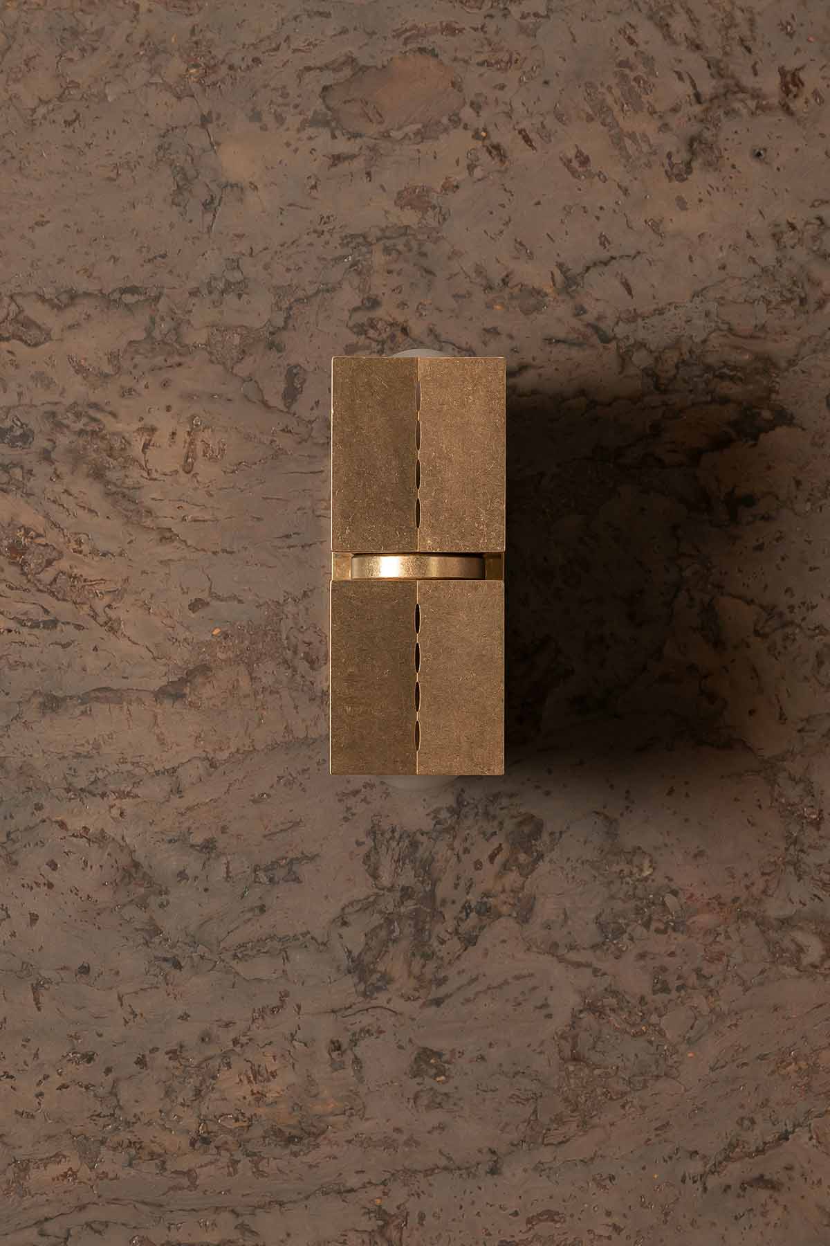 Polaris Wall Light, Small, Tumbled Brass - Marz DesignsMarz Designs