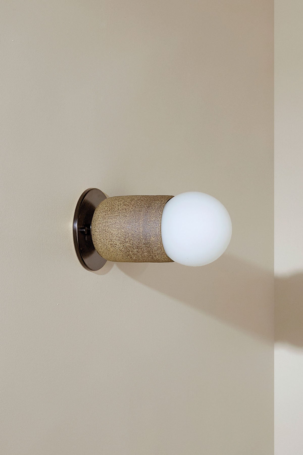 Terra 1 Surface Sconce, Slim Base - Marz Designs - Marz Designs - Terra 1 Surface Sconce, Slim Base
