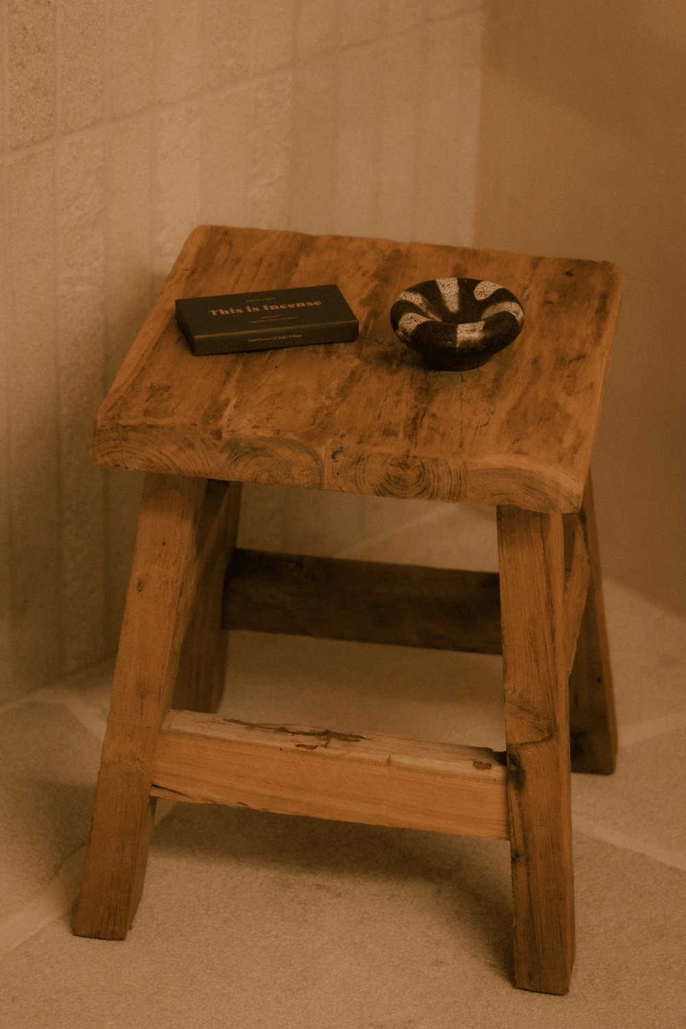 The Vessel · Incense Holder · Chocolate - Marz Designs - Gentle Habits - The Vessel · Incense Holder · Chocolate
