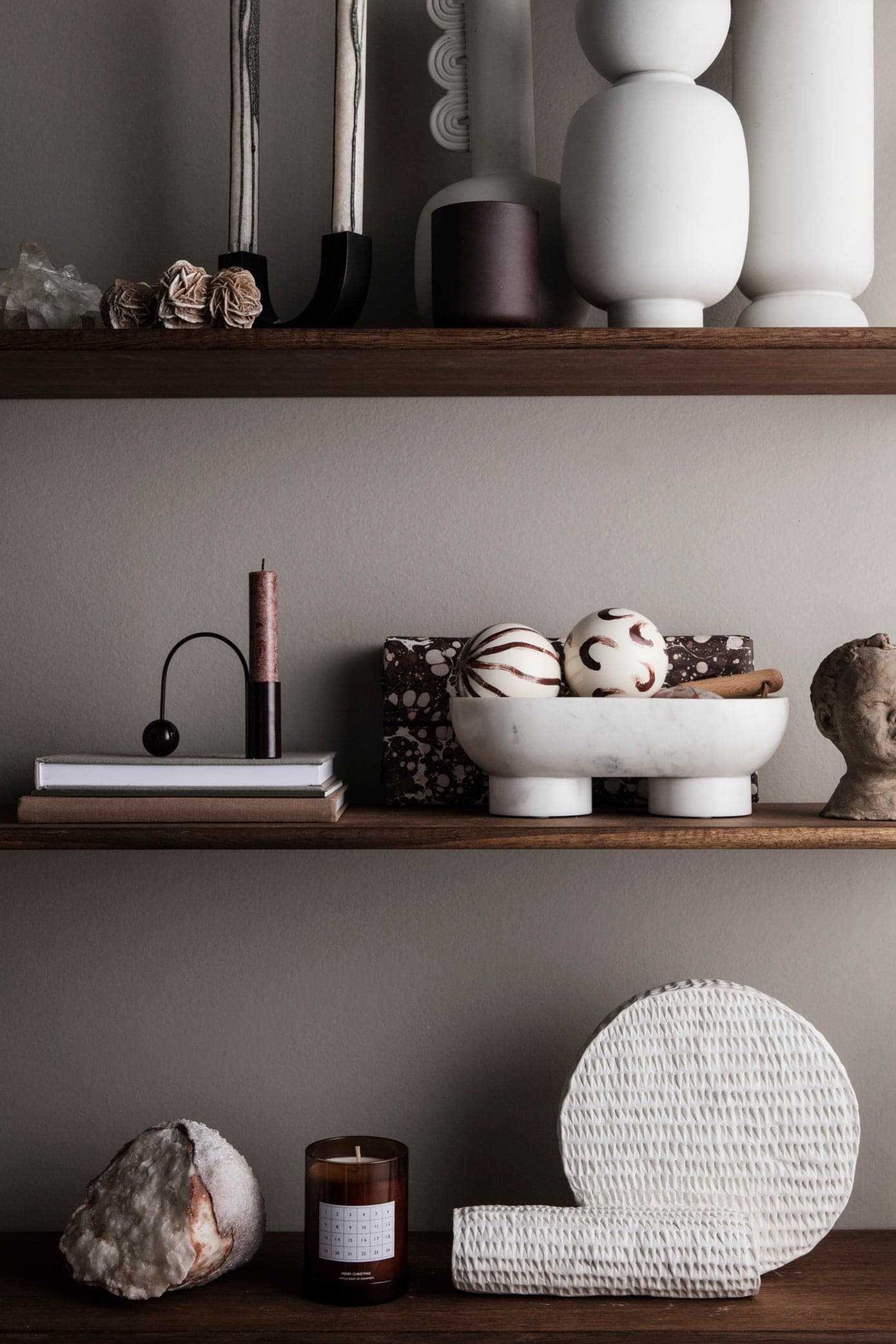 Ferm Living Balance Candle Holder_Black Brass