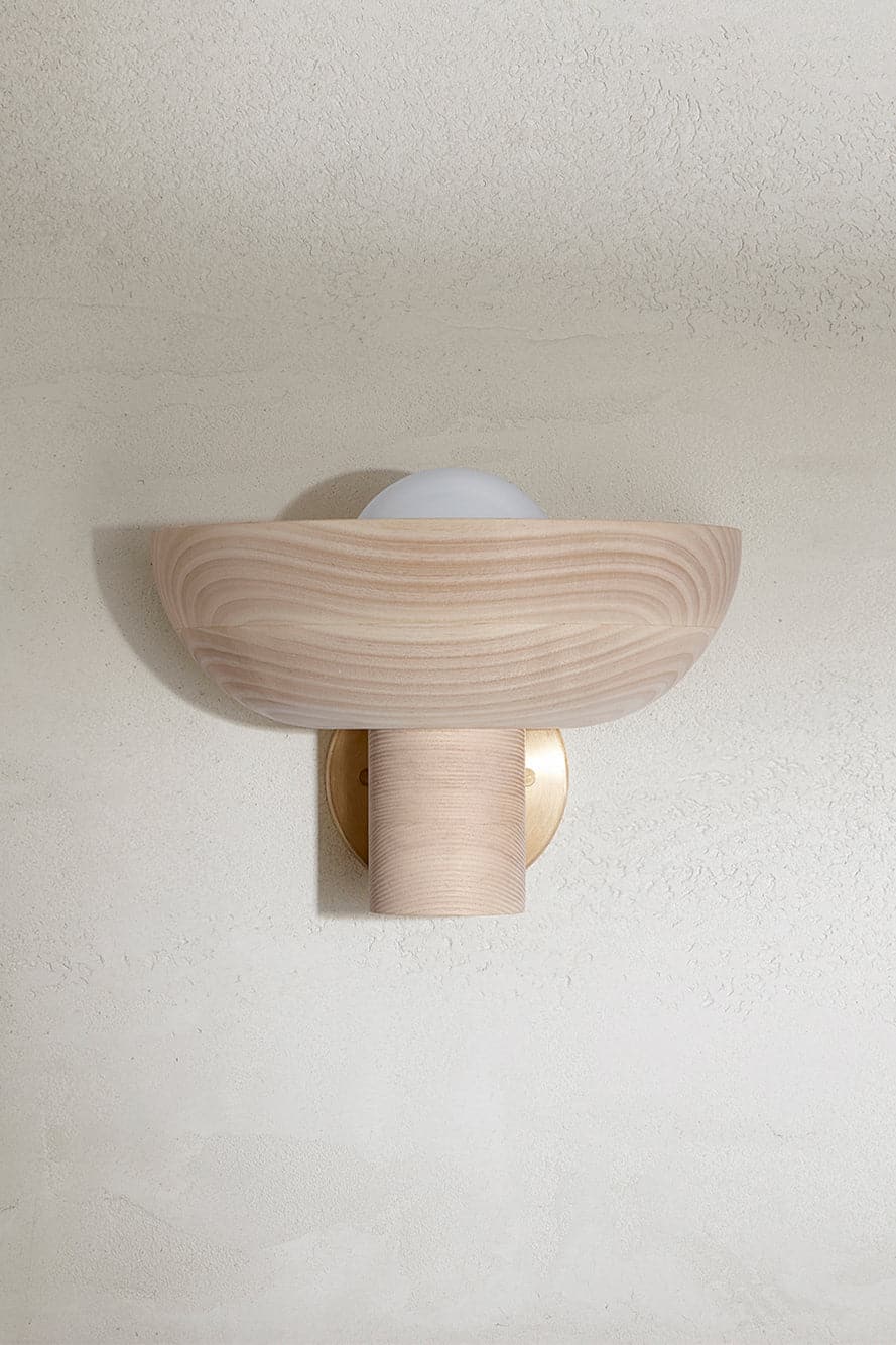Marz Designs - Selene Uplight Large in Brass/ Ash