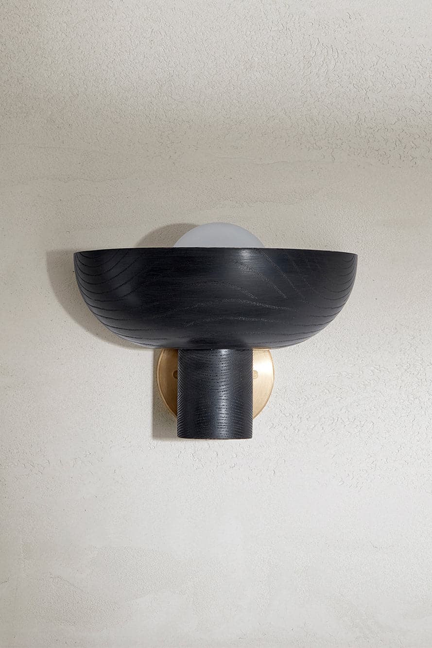 Marz Designs - Selene Uplight Large in Brass/Blackened Ash