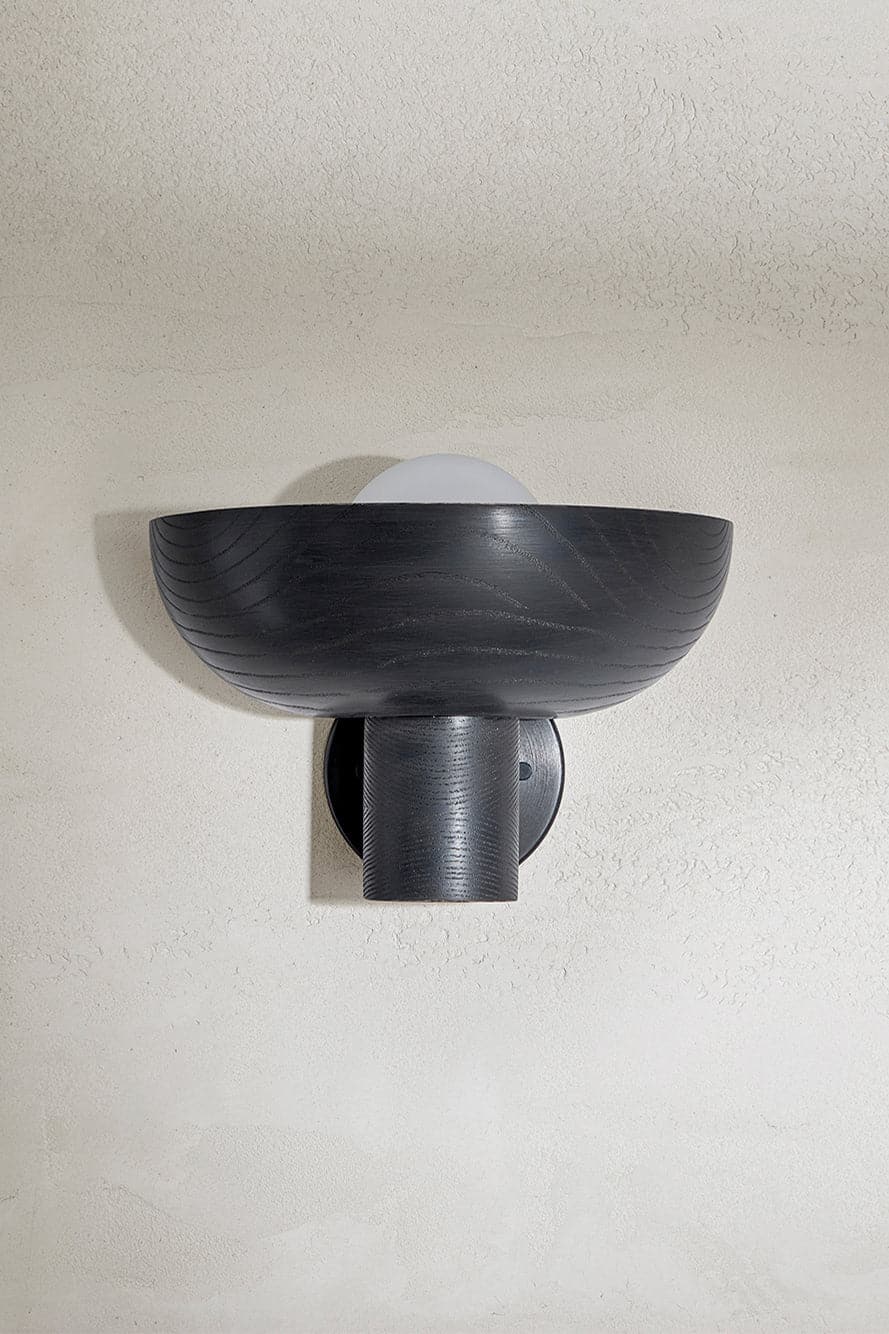 Marz Designs - Selene Uplight Large in Brushed Black/Blackened Ash