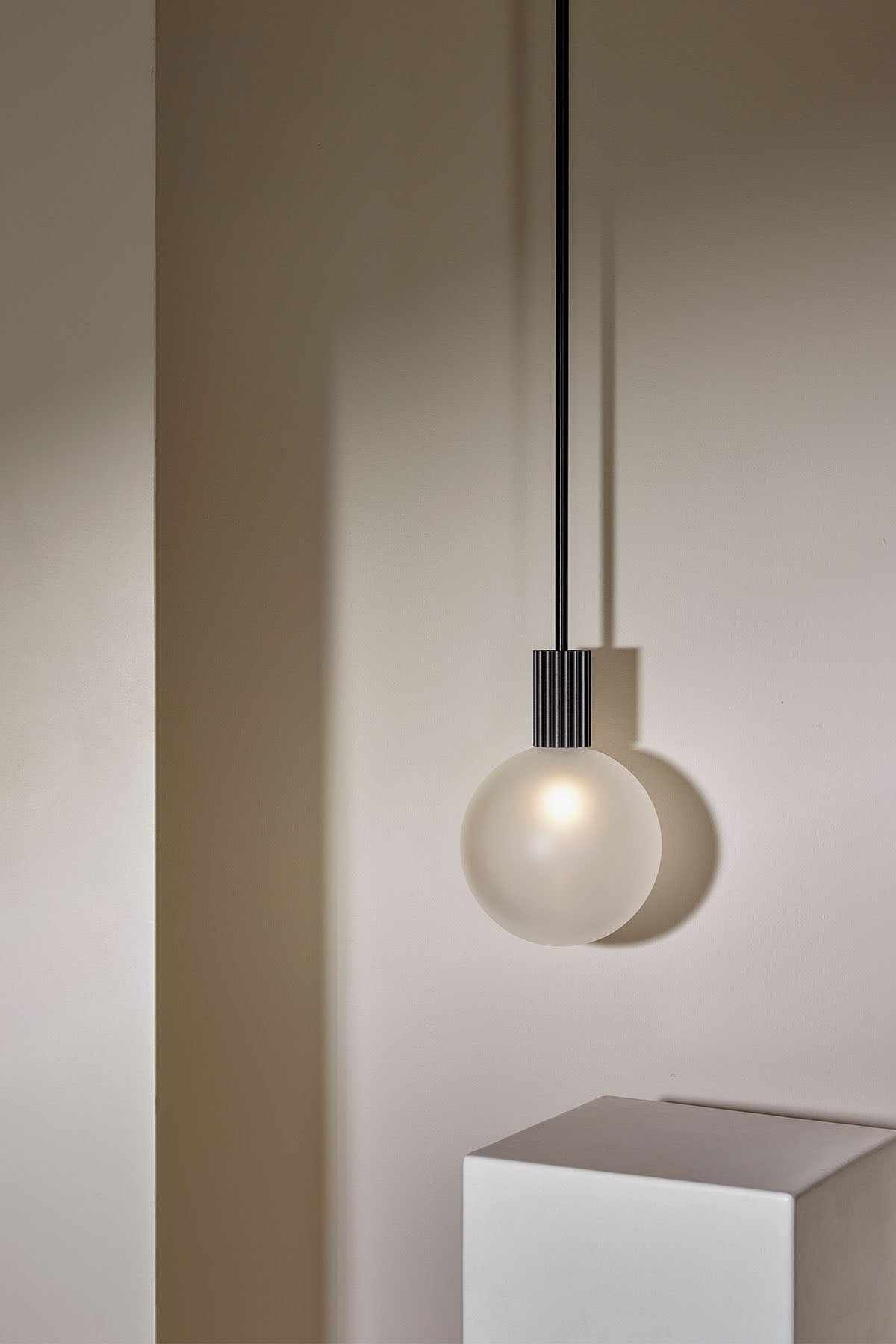 Attalos Pendant Light, Brushed Black - Marz DesignsMarz Designs