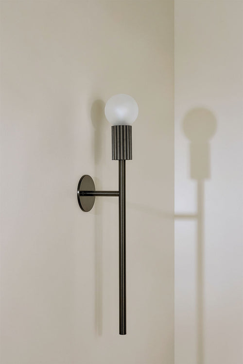 Attalos Wall Light 95_Brushed Black
