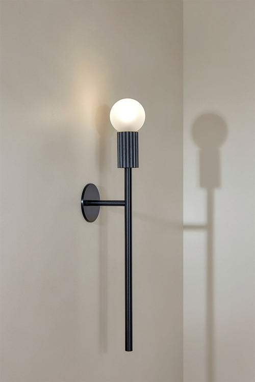 Attalos Wall Light 95_Brushed Black