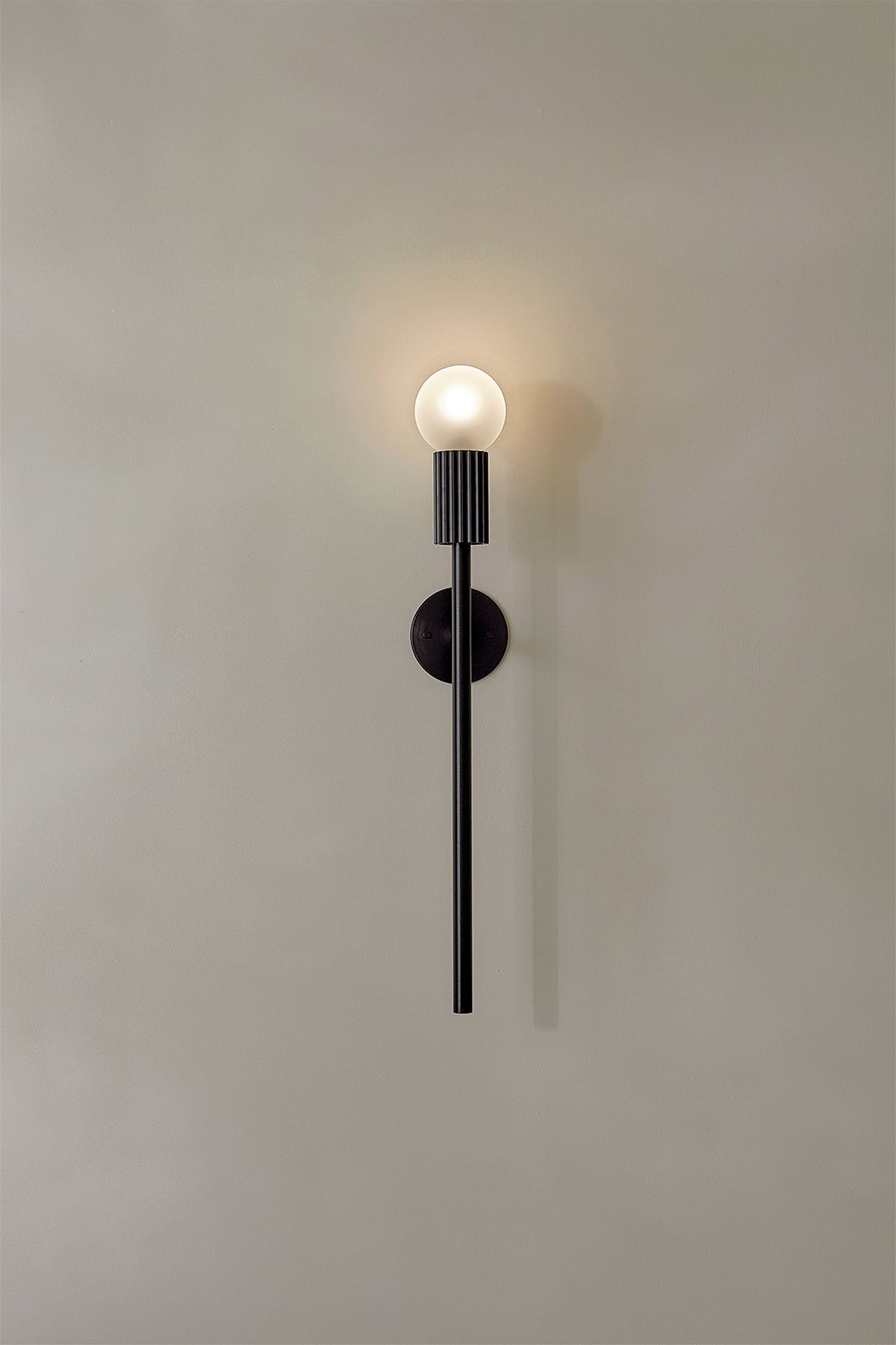 Attalos Wall Light, Brushed Black - Marz DesignsMarz Designs