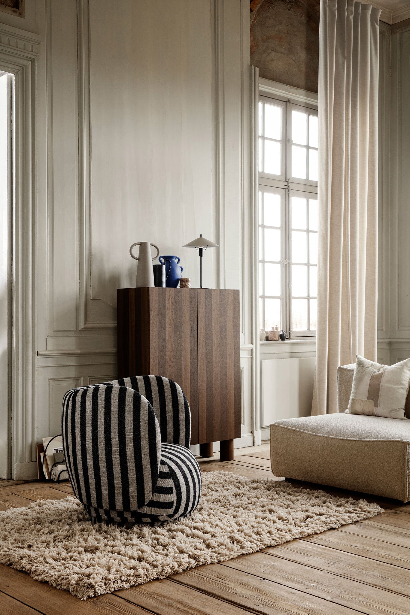 Ferm Living Post Storage Cabinet in Smoked Oak - Marz DesignsFerm Living