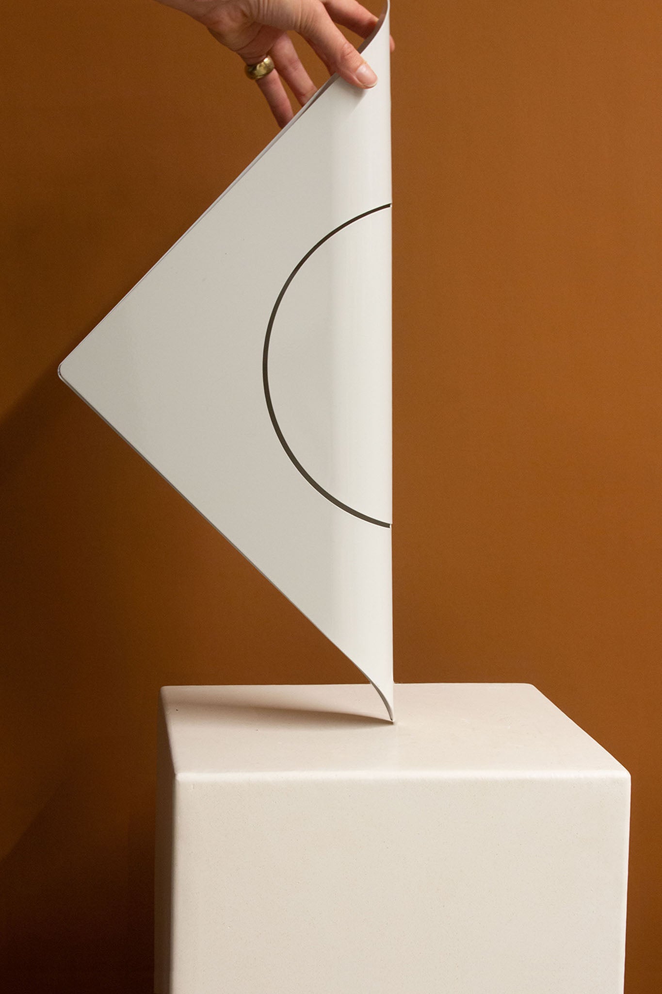 Imperfect Furl Triangle Wall Light - Marz DesignsMarz Designs