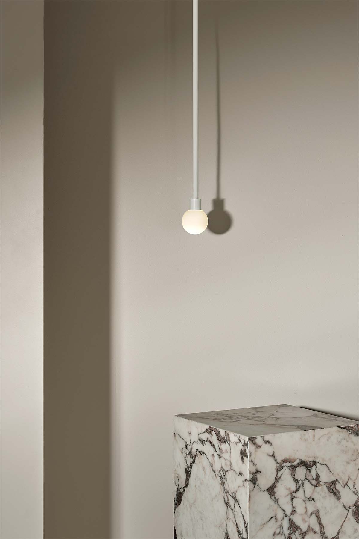 Orb Pendant Light, Mini - Solid Rod - Marz DesignsMarz Designs