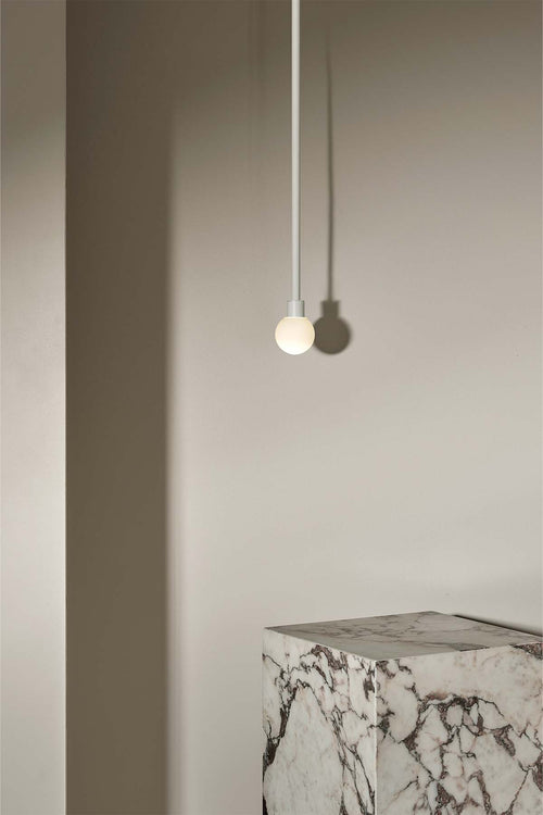 Orb Pendant Light, Mini - Solid Rod
