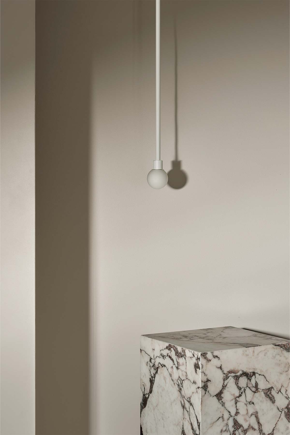 Orb Pendant Light, Mini - Solid Rod - Marz DesignsMarz Designs