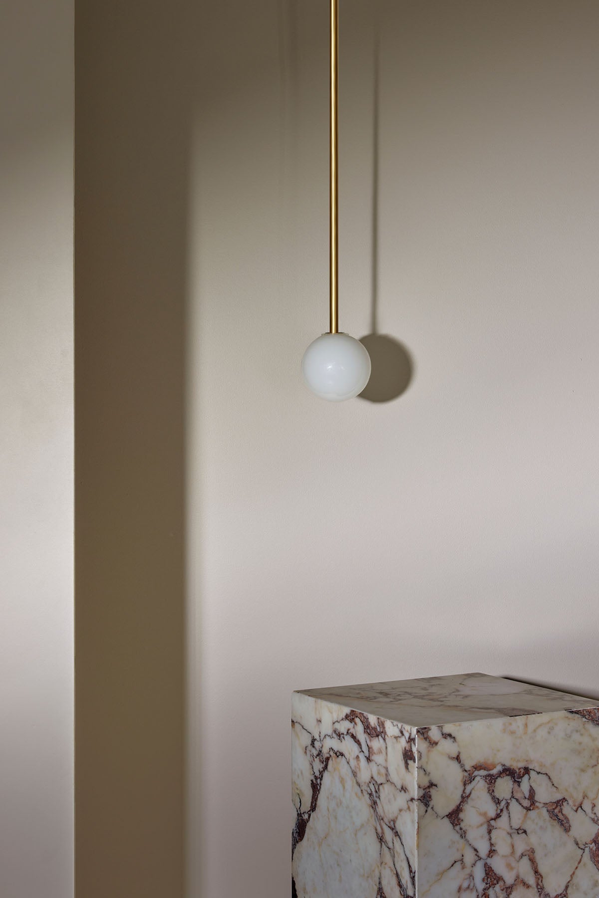 Orb Pendant Light, Small - Solid Rod - Marz DesignsMarz Designs