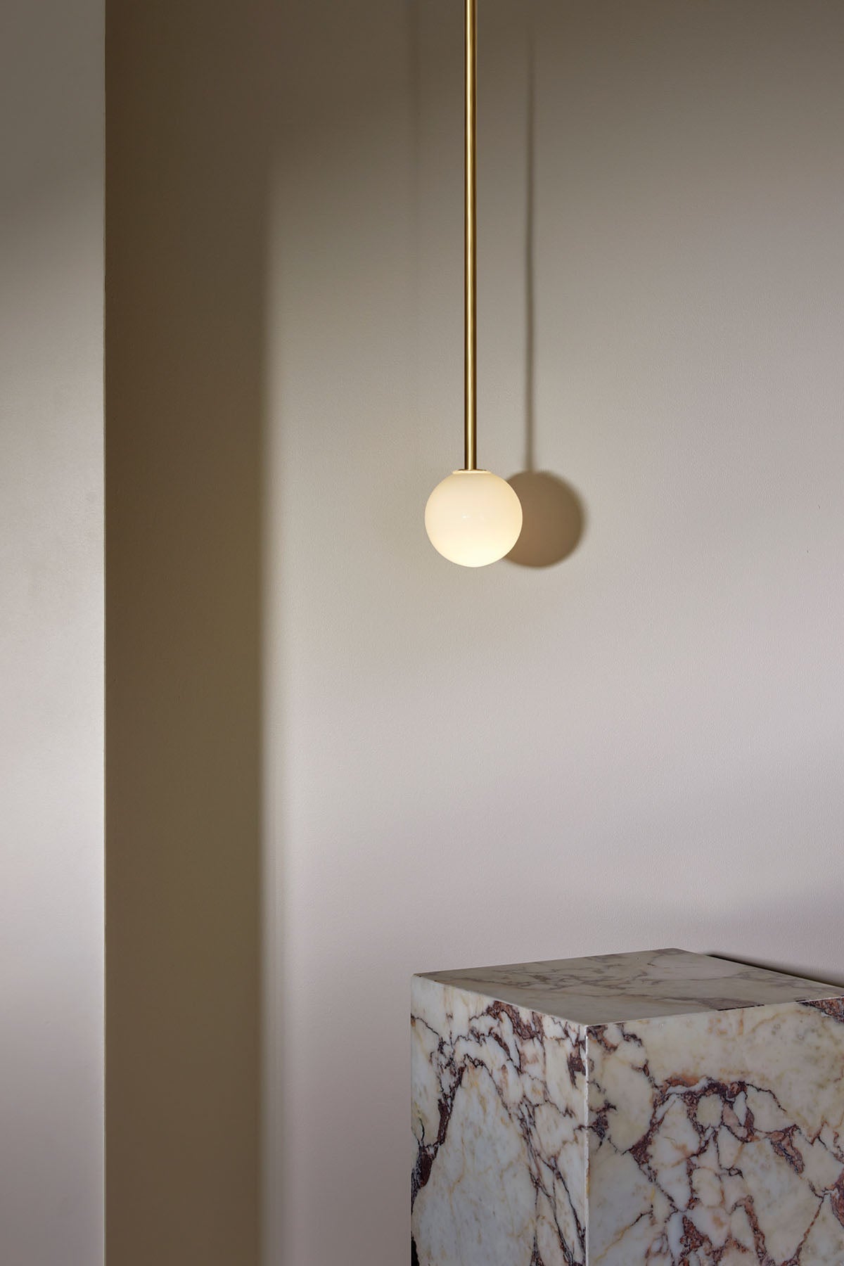 Orb Pendant Light, Small - Solid Rod - Marz DesignsMarz Designs