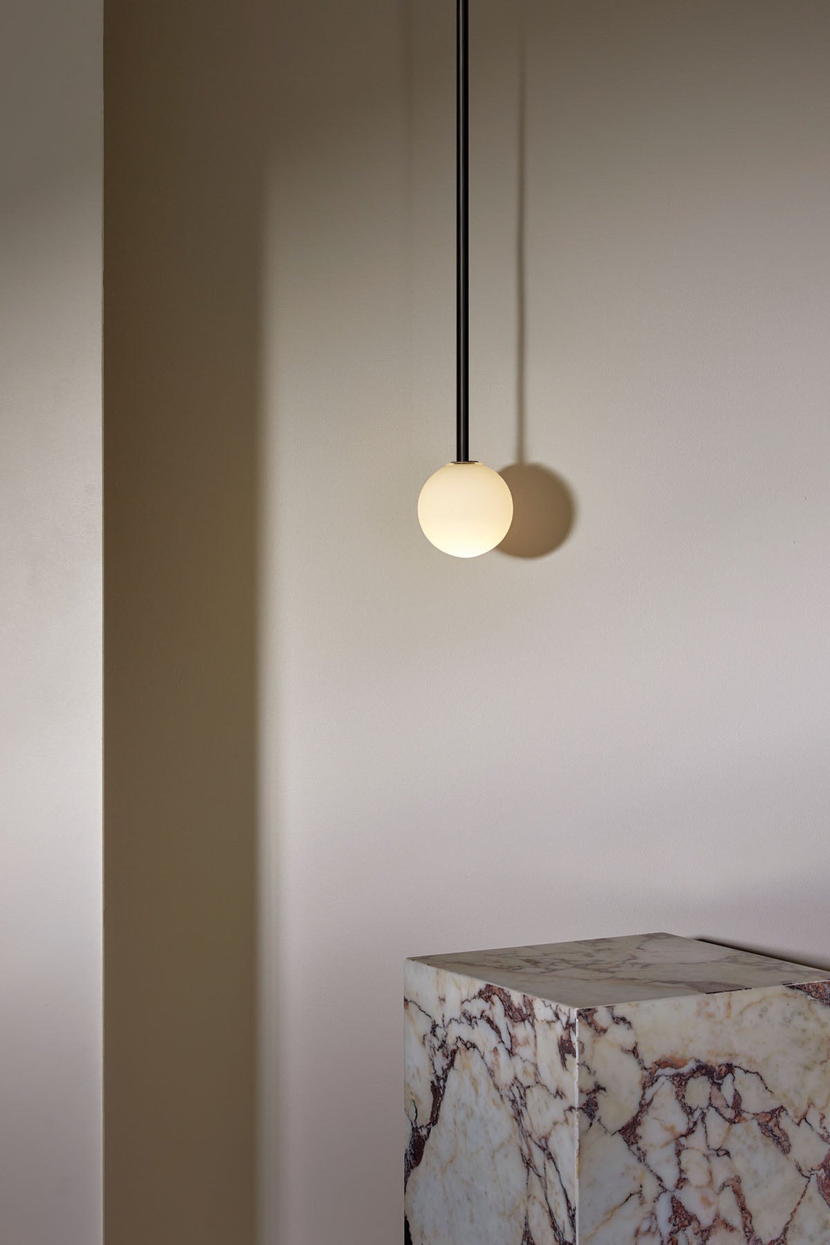 Orb Pendant Light, Small - Solid Rod - Marz DesignsMarz Designs