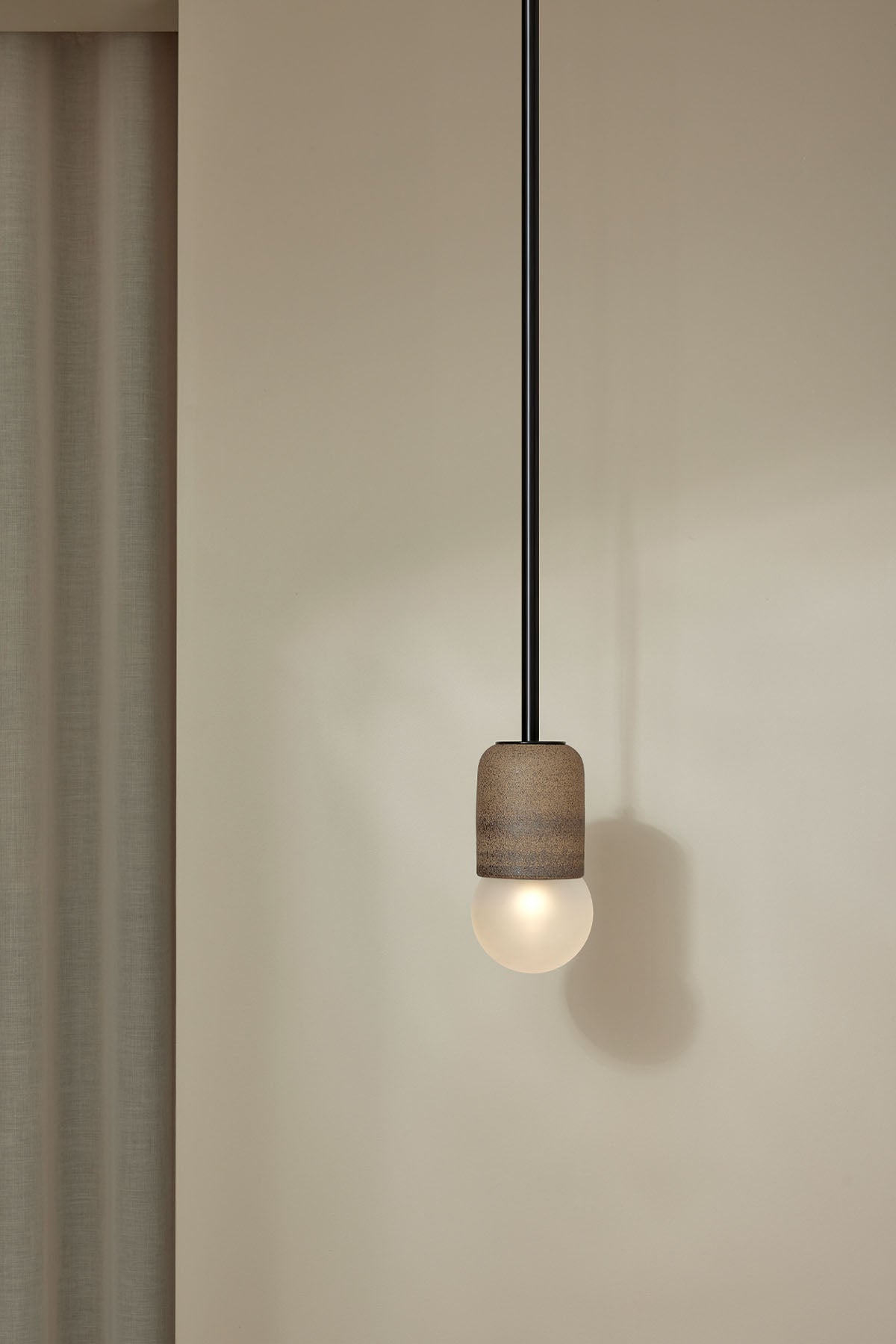 Terra 1 Pendant Light - Solid Rod - Marz DesignsMarz Designs